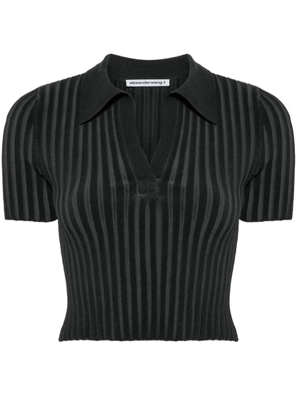 Pullover Rib-Knit Top