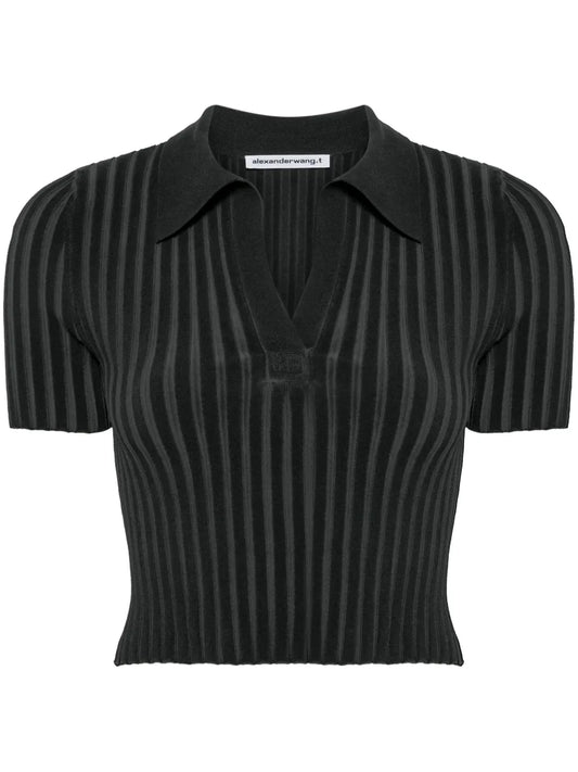 Pullover Rib-Knit Top
