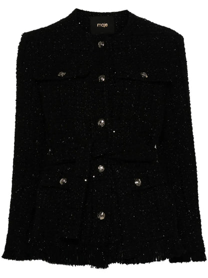 Sequinned Tweed Jacket
