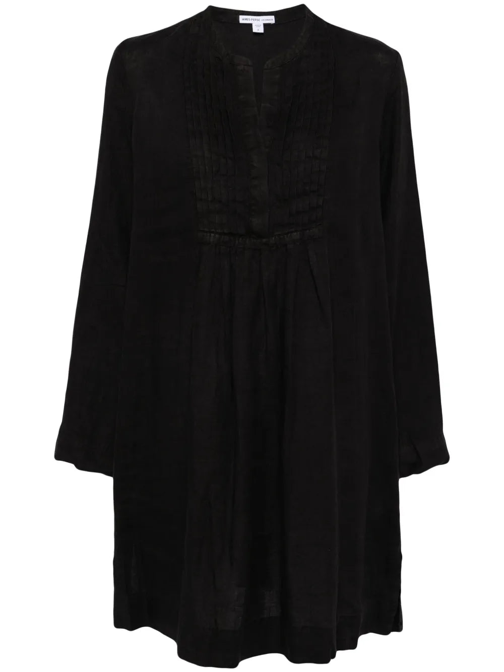 Linen Pin-Tuck Dress