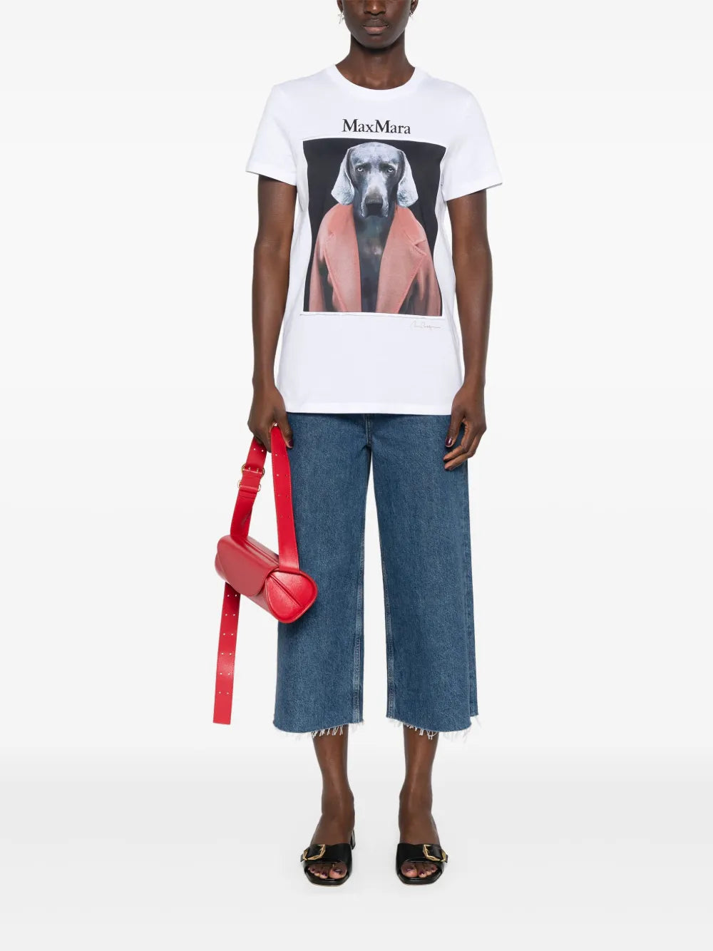 Cipria Dog-Print T-Shirt
