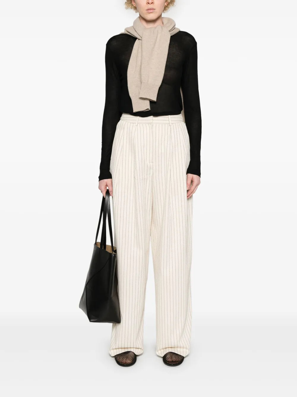 Ribbed Long-Sleeve Top