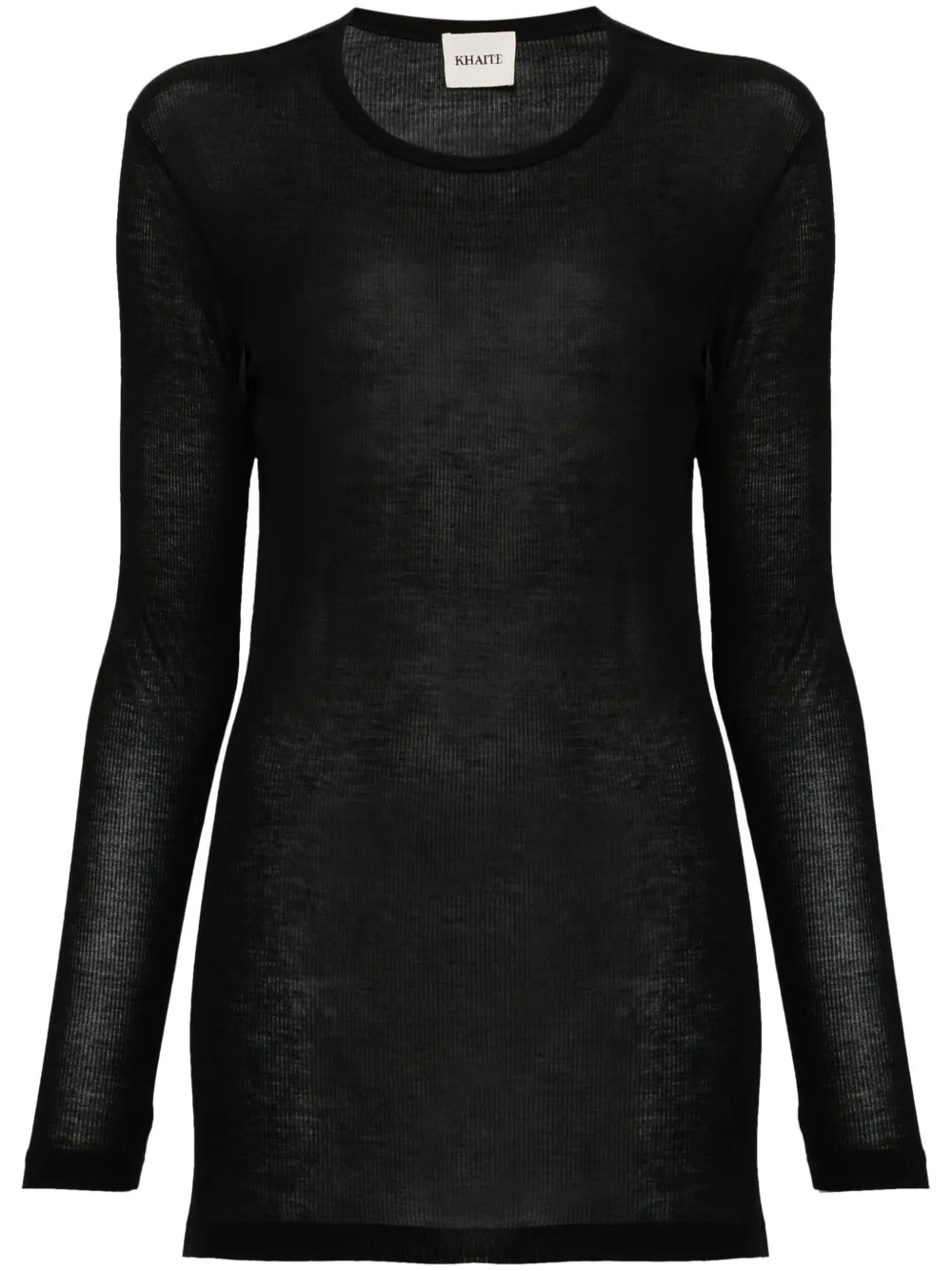Ribbed Long-Sleeve Top