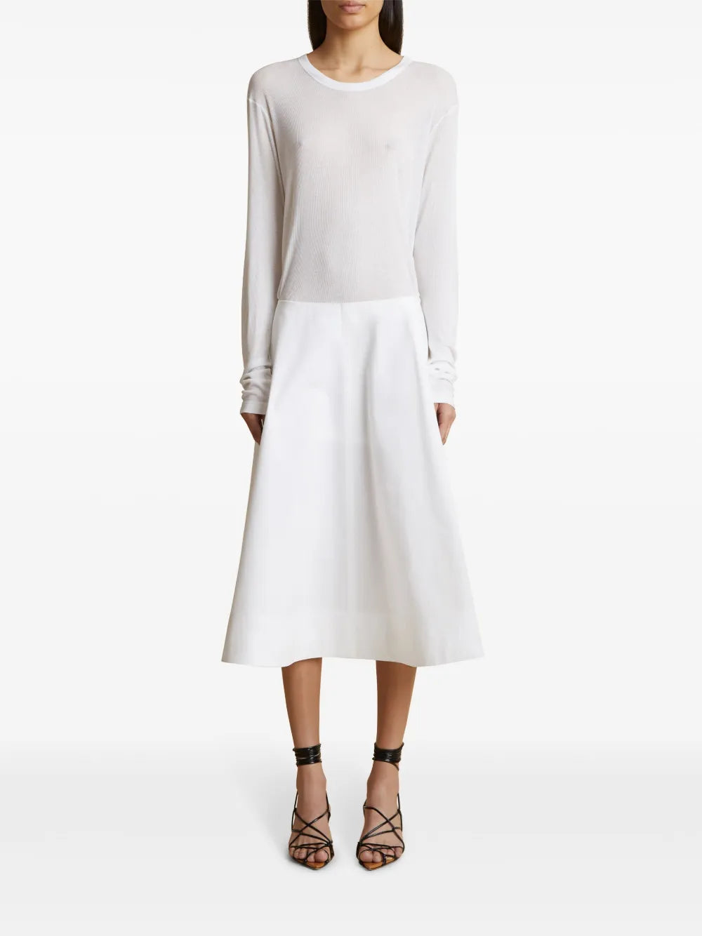 Ribbed Long-Sleeve Top
