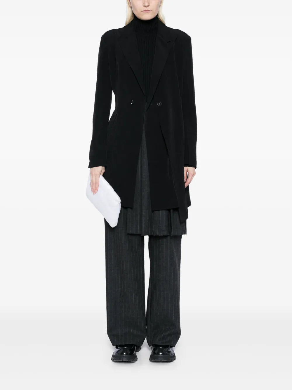 Asymmetric Double-Front Blazer