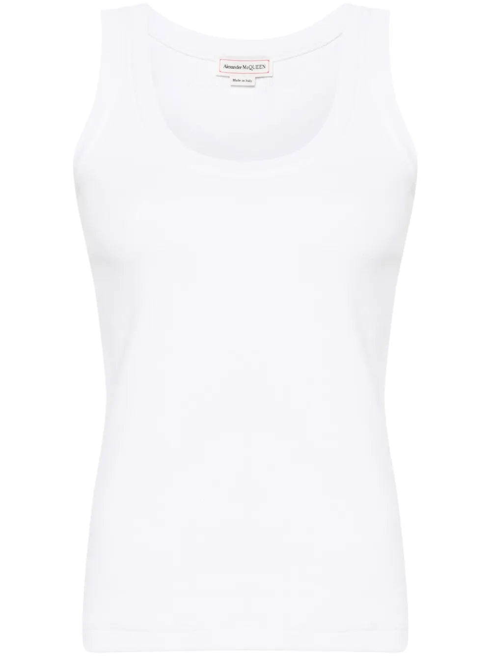 Logo-Embroidered Ribbed Tank Top