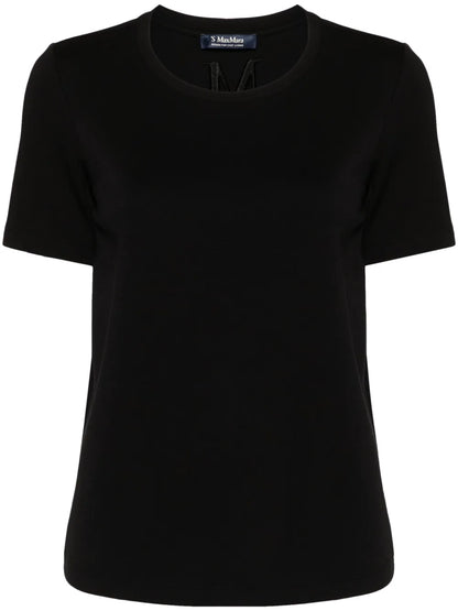 Logo-Embroidered Scuba T-Shirt
