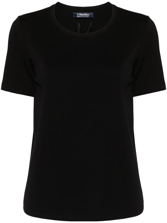 Logo-Embroidered Scuba T-Shirt
