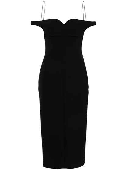 Off-Shoulder Midi Dress
