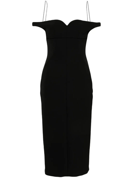 Off-Shoulder Midi Dress