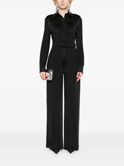 Straight-Leg Jersey Jumpsuit