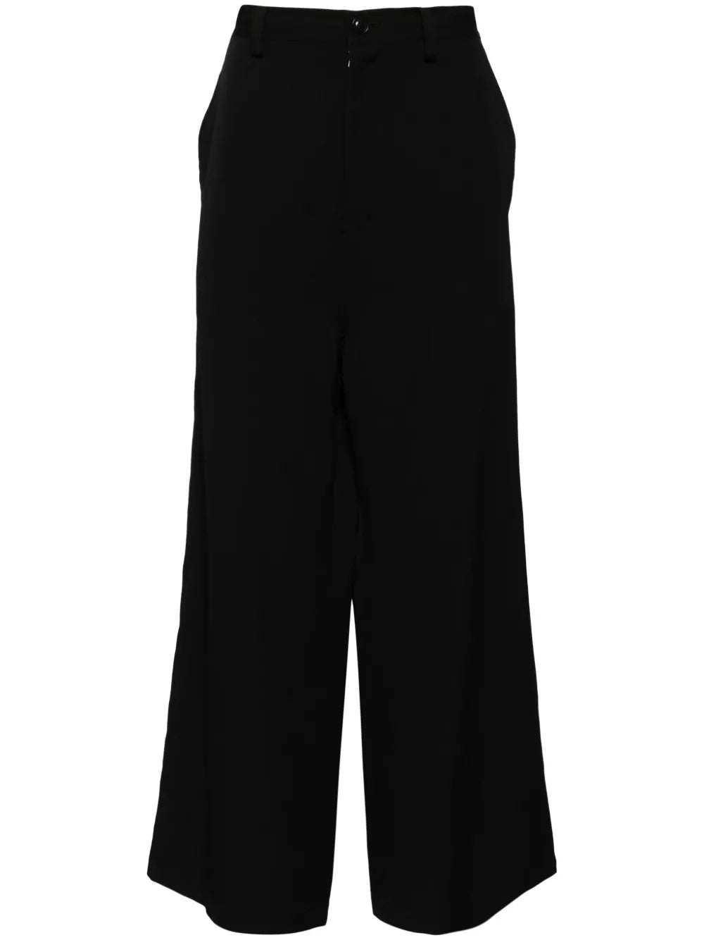 Wide-Leg Wool Trousers