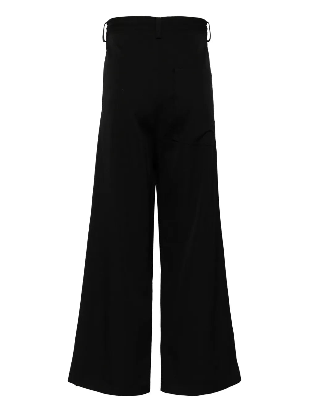 Wide-Leg Wool Trousers