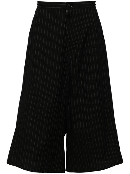 Pinstripe Cropped Trousers