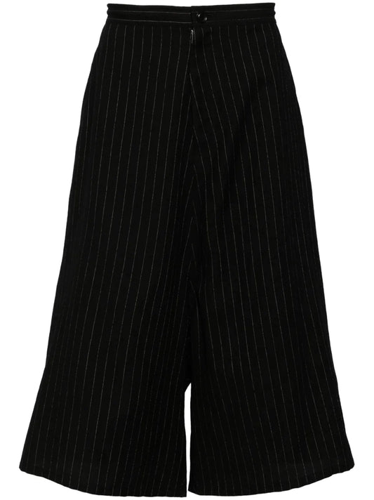 Pinstripe Cropped Trousers