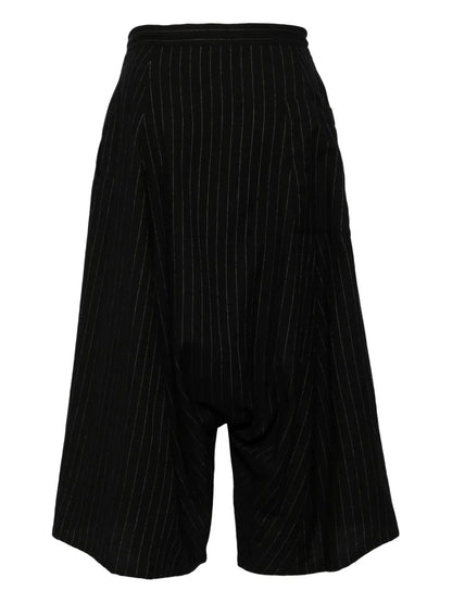 Pinstripe Cropped Trousers