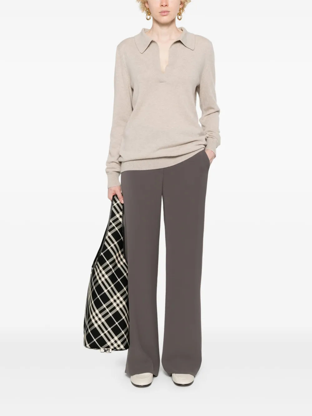 Tailored Wide-Leg Trousers