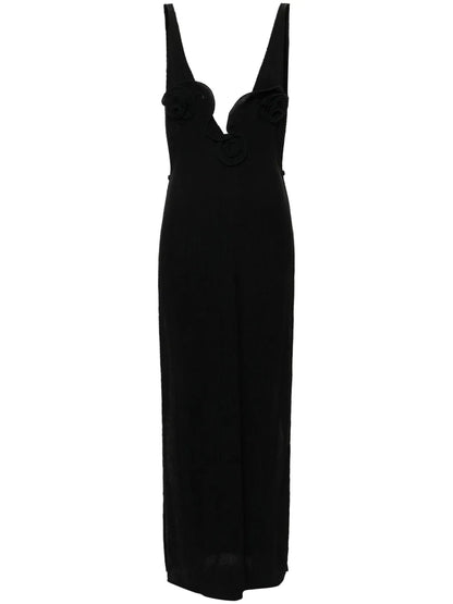 Crepe Maxi Dress
