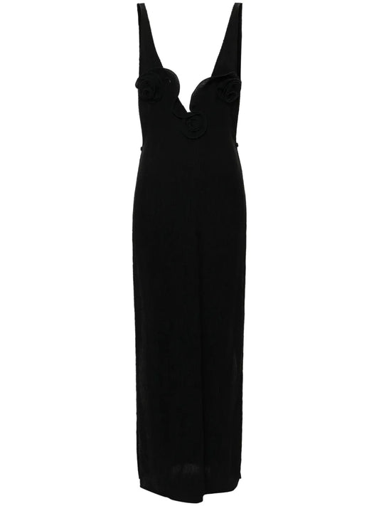 Crepe Maxi Dress
