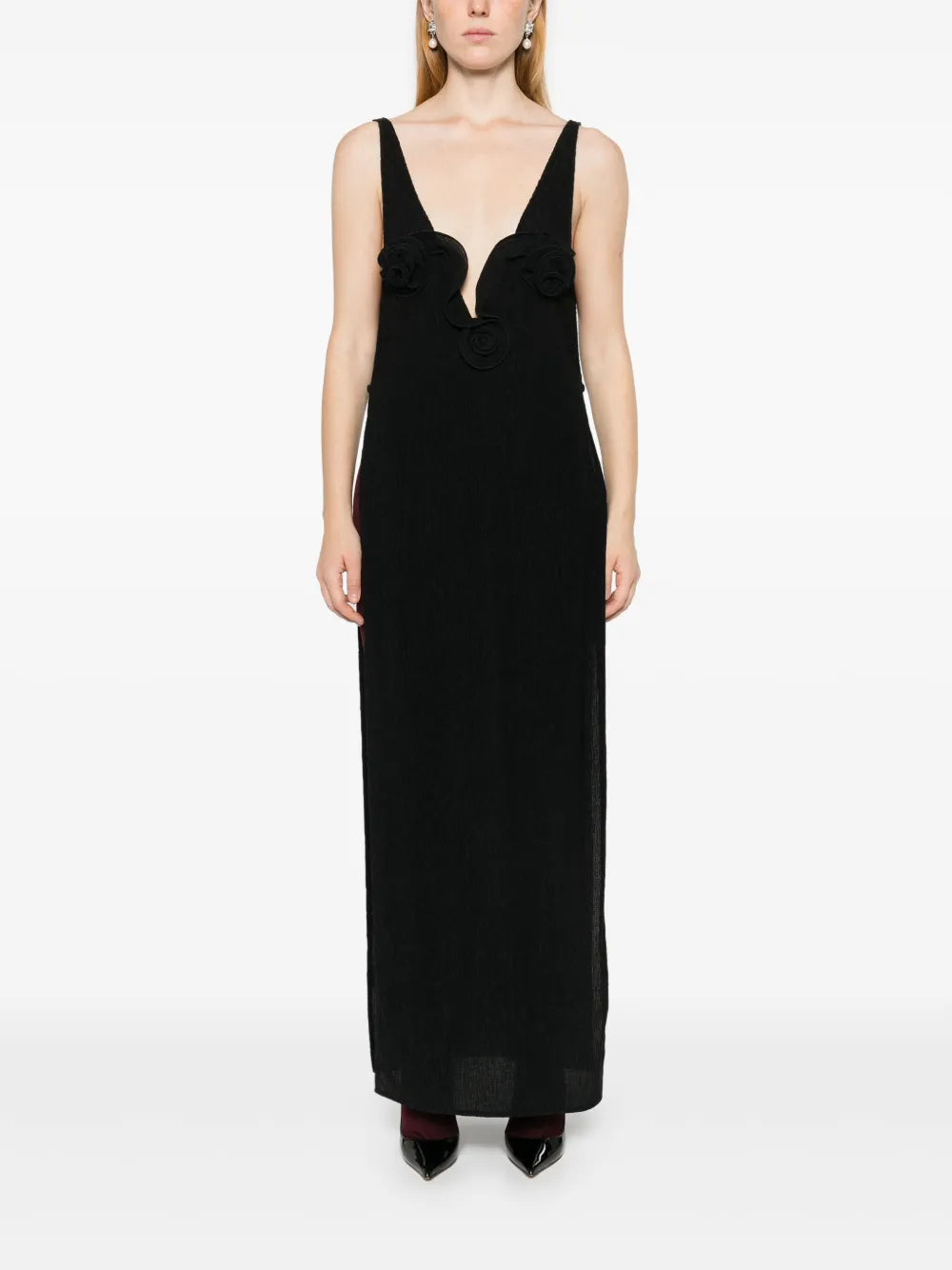 Crepe Maxi Dress