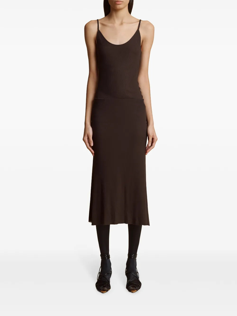 Fine-Ribbed Tank Top