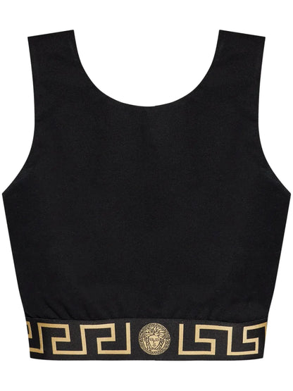 Greca Border Sports Bra