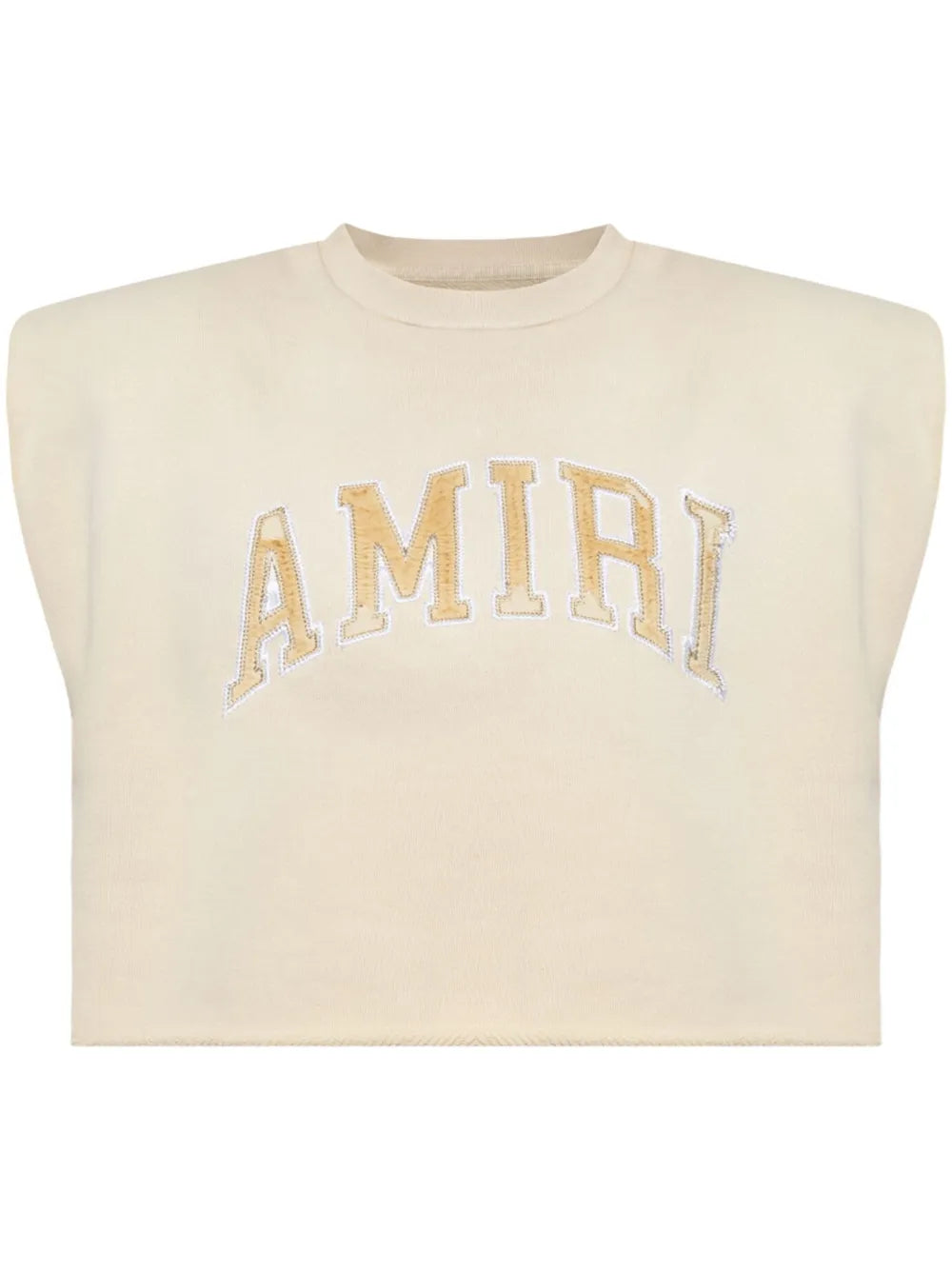 Logo-Print Cropped Tank Top