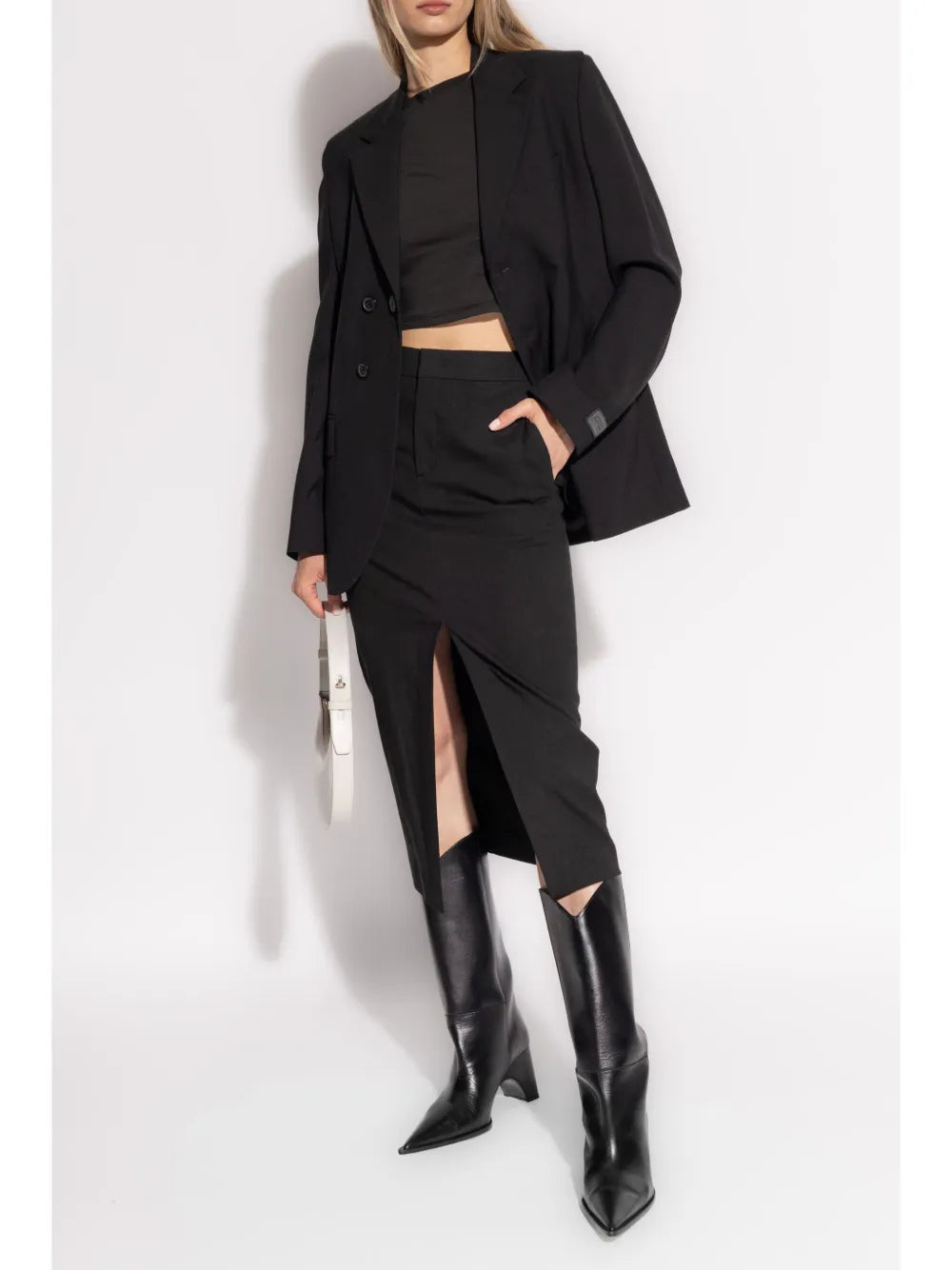 Boke Flower Cropped Embroidered T-Shirt