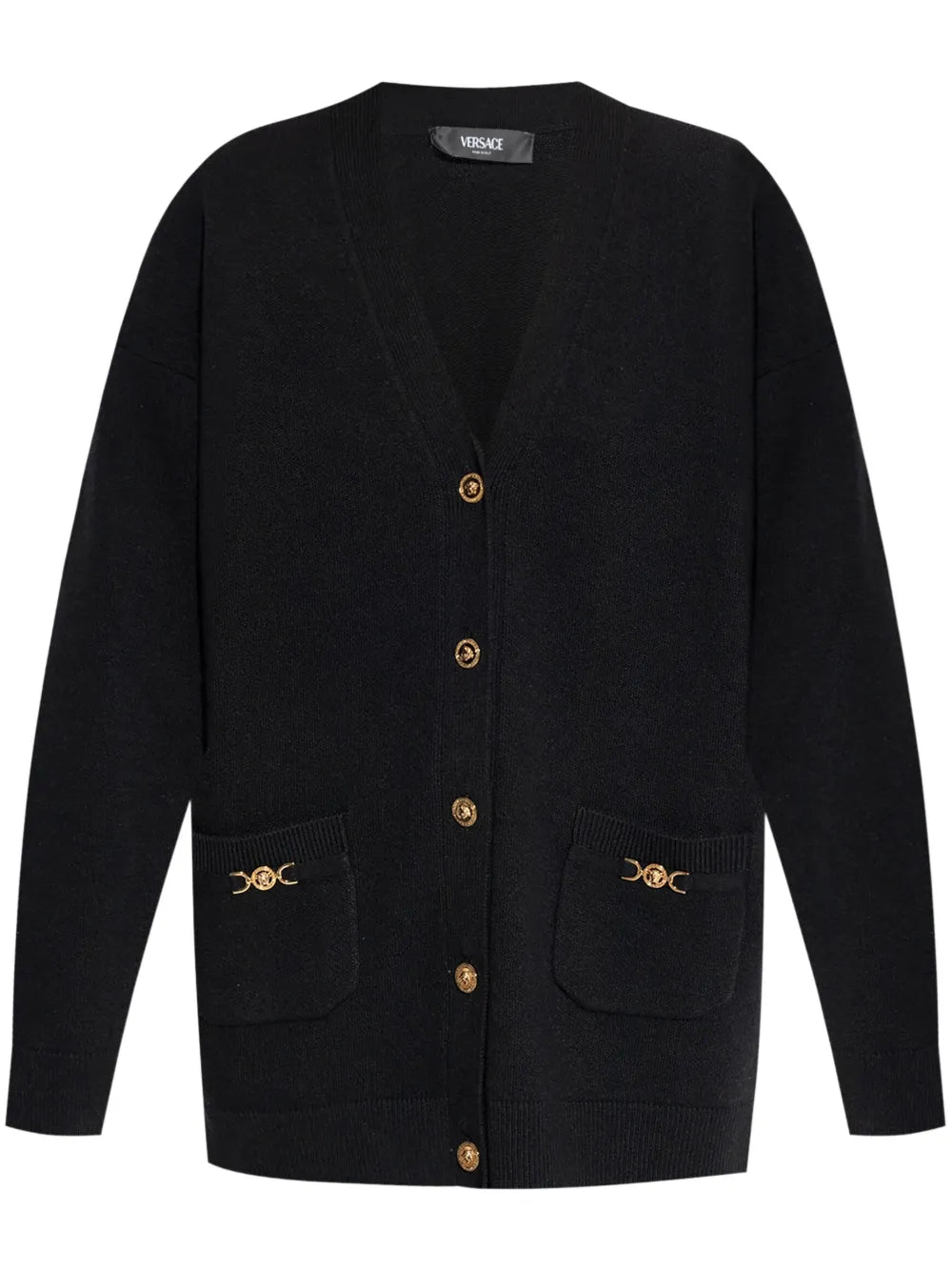 Medusa-Button Cardigan