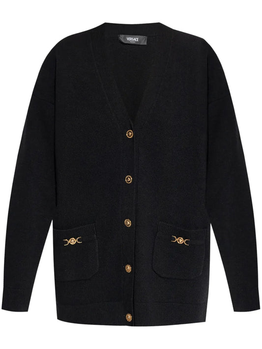 Medusa-Button Cardigan