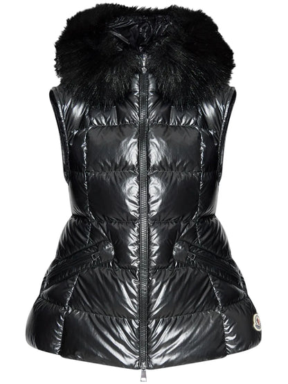 Anse Shearling-Collar Down Vest