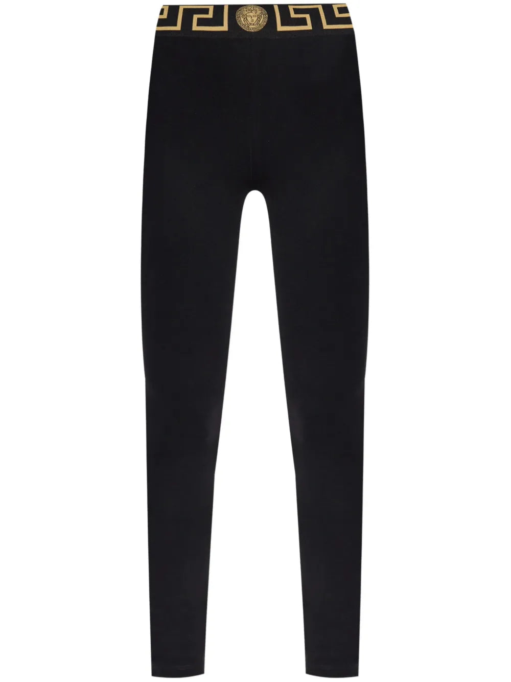 Greca-Waistband High-Waist Leggings
