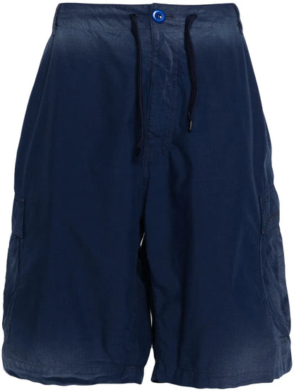Logo-Embroidered Cargo Shorts