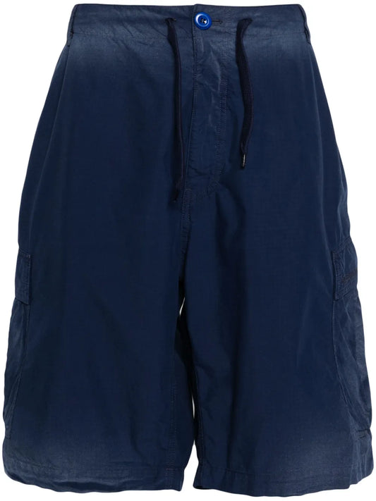 Logo-Embroidered Cargo Shorts