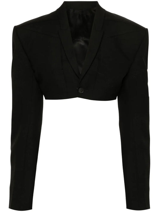 Tatlin Strap-Detail Cropped Blazer