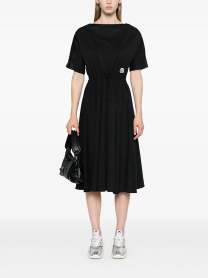 Panelled A-Line Midi Dress