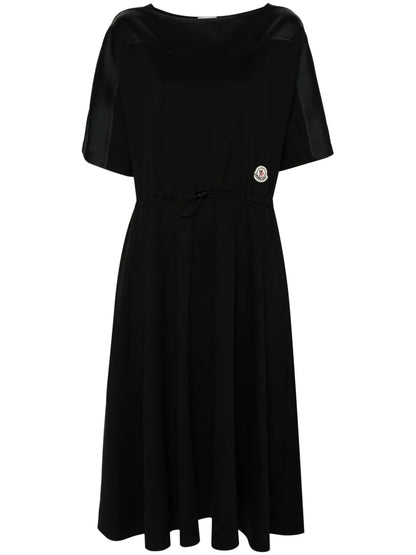 Panelled A-Line Midi Dress