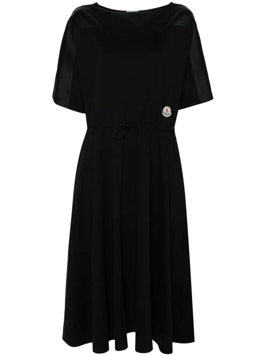 Panelled A-Line Midi Dress