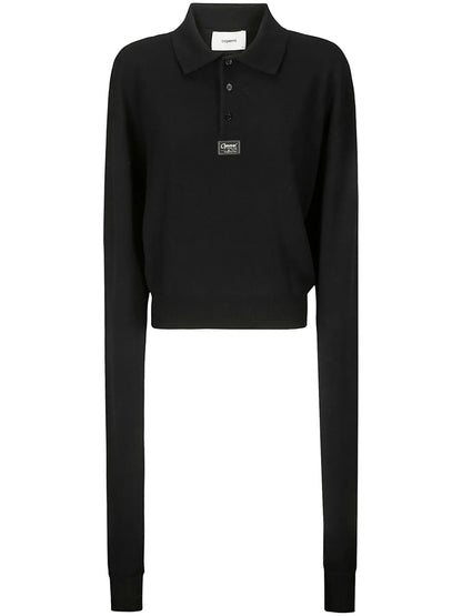 Logo-Appliqué Knit Polo Shirt