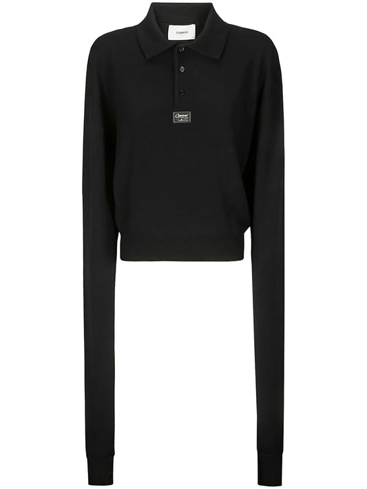 Logo-Appliqué Knit Polo Shirt