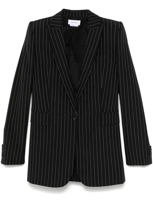 Pinstriped Blazer