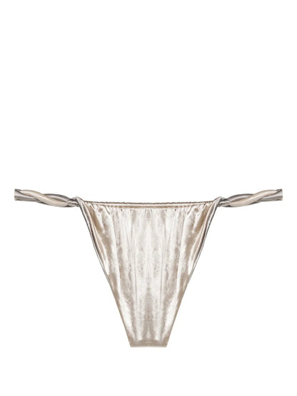 Rope-Detail Reversible Bikini Bottoms