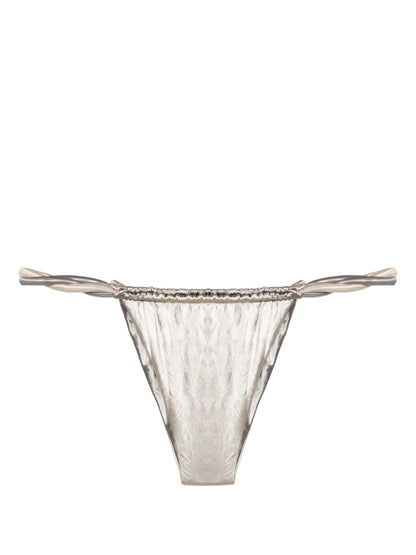 Rope-Detail Reversible Bikini Bottoms
