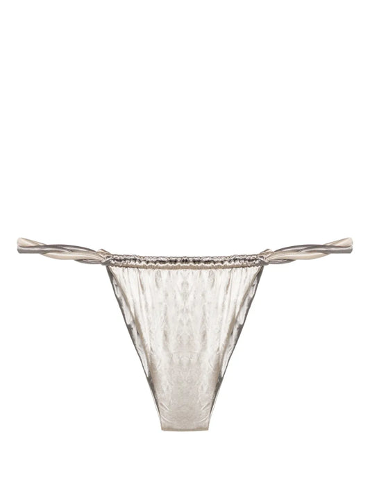 Rope-Detail Reversible Bikini Bottoms