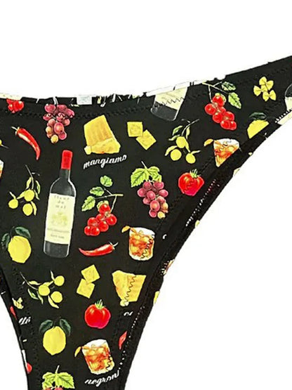 High-Leg Bikini Bottoms