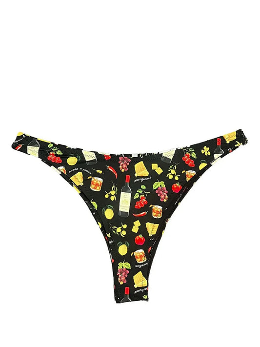 High-Leg Bikini Bottoms