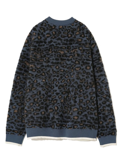Leopard-Pattern Cardigan
