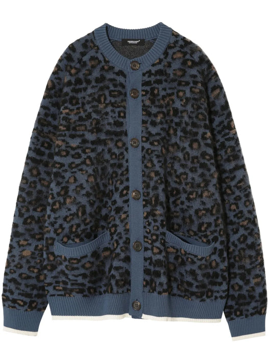 Leopard-Pattern Cardigan