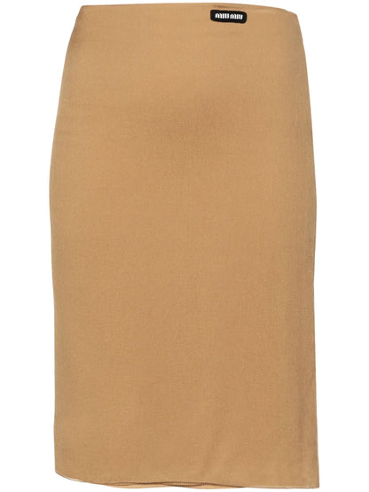Silk Mini Skirt