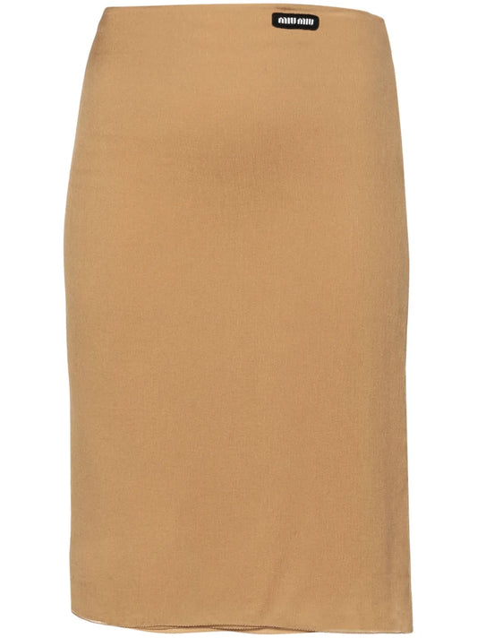 Silk Mini Skirt